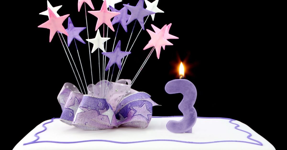 3 years birthday wishes