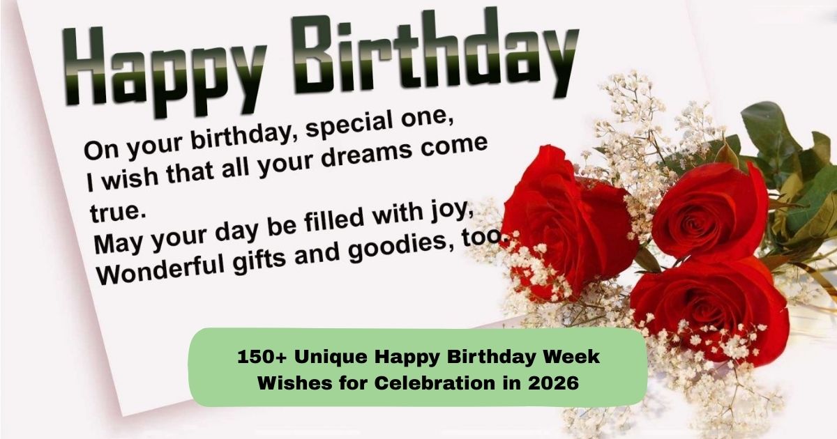 Happy birthday week wishes