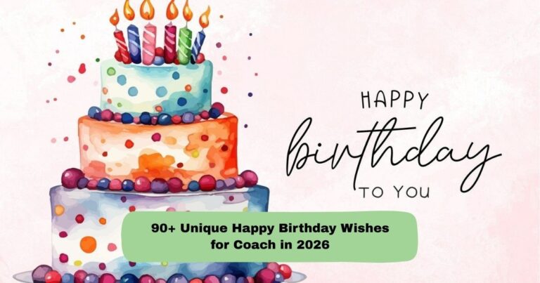 Happy birthday wishes for coach