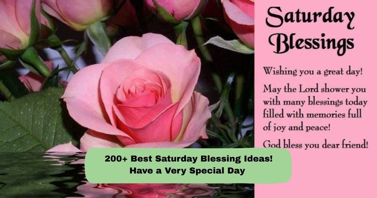 Best Saturday Blessing Ideas
