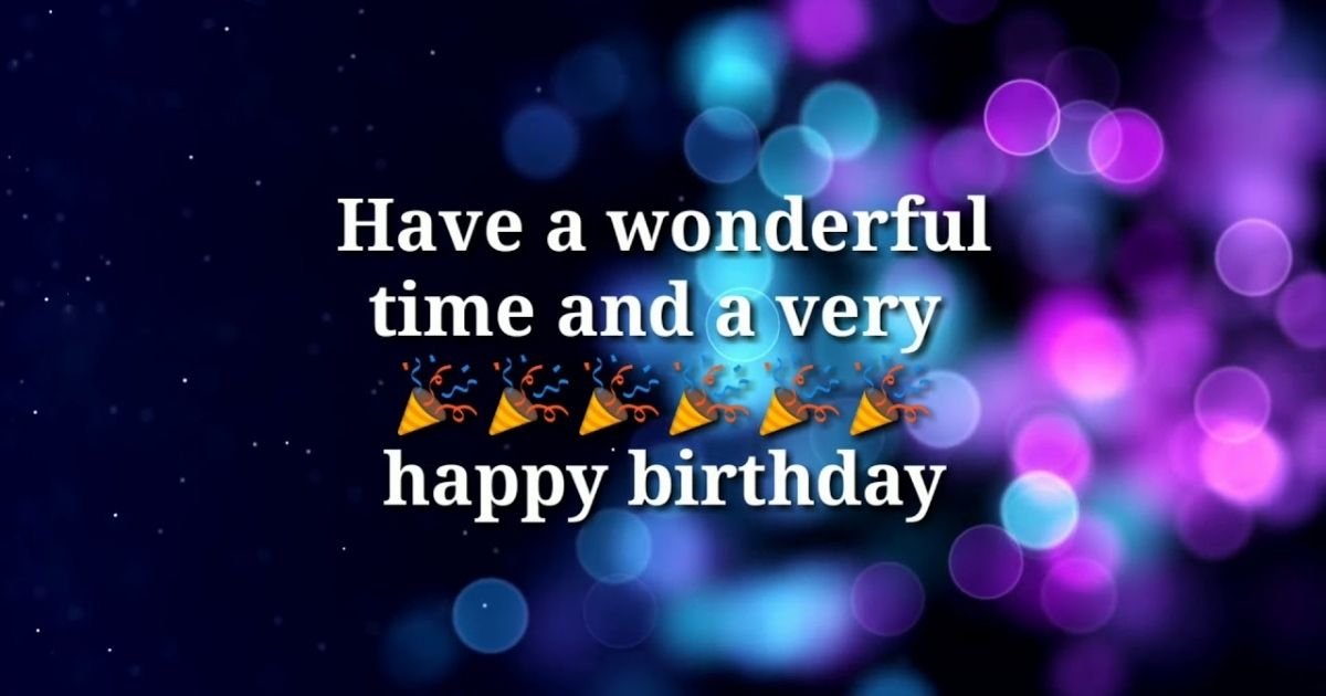 Special birthday wishes