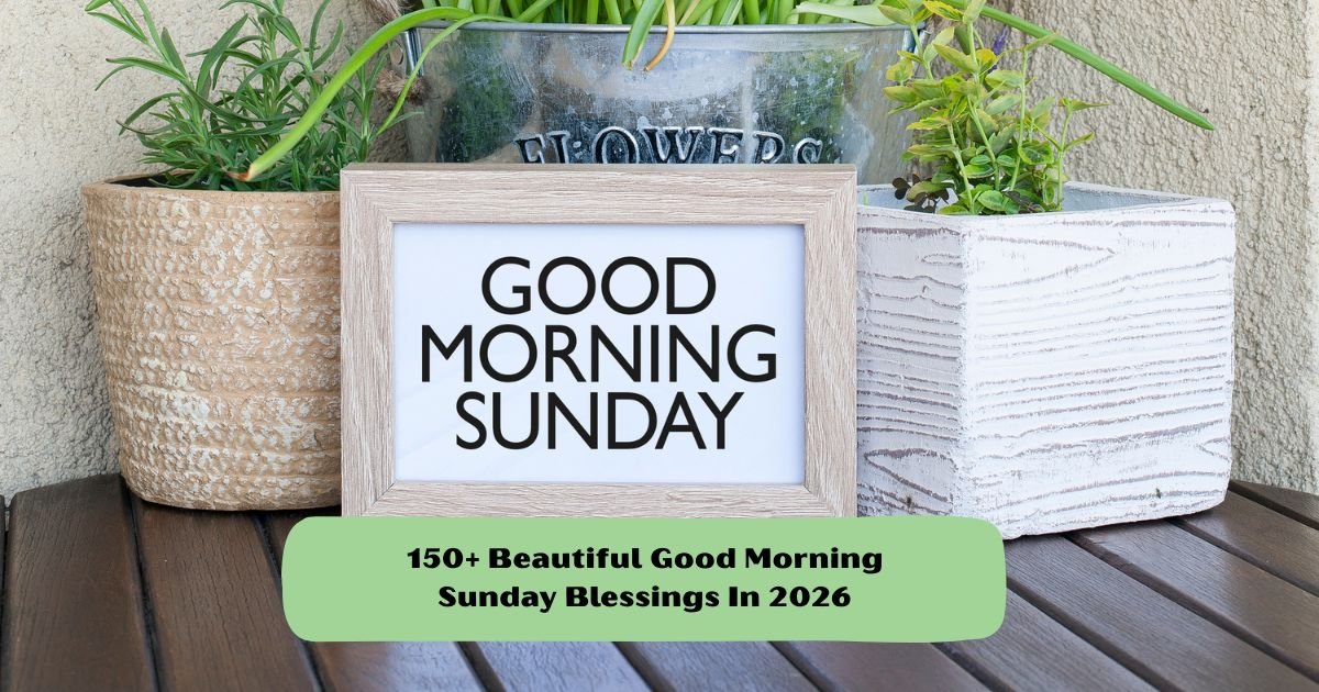 Good Morning Sunday Blessings